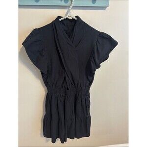 NEW Reset black Halley Rose mini dress size medium